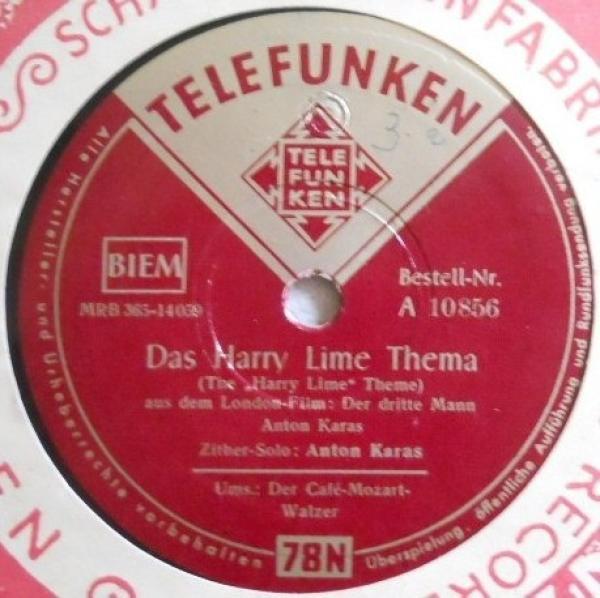 Anton Karas - Das Harry Lime Thema / Der Café-Mozart-Walzer