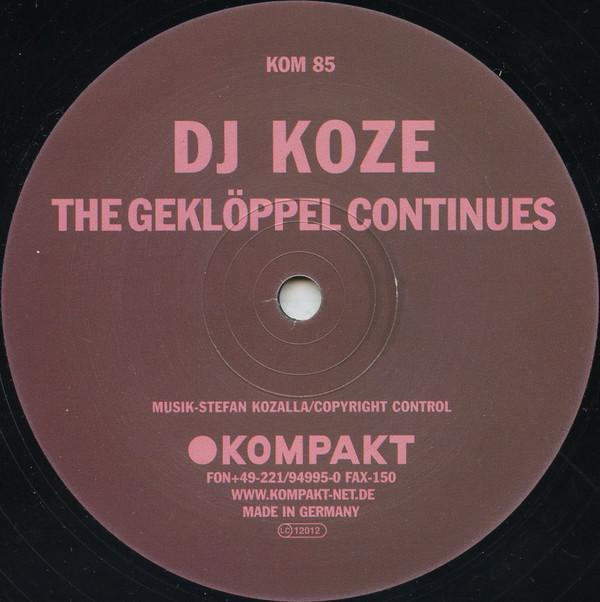 DJ Koze - The Geklöppel Continues