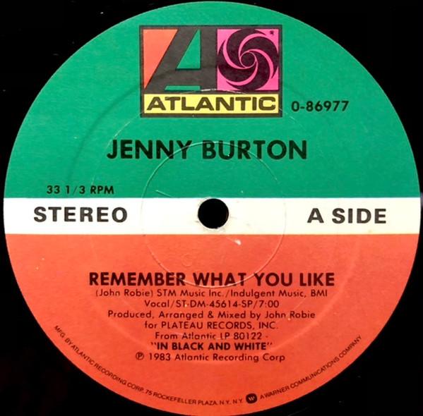 Jenny Burton - Remember What You Like