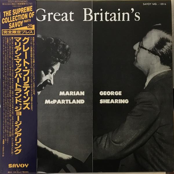 Marian McPartland, George Shearing - Great Britain's